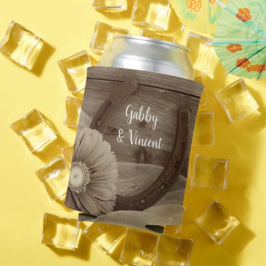 Daisy Hoefijzer Western Weddenschap Opslaan Datum Blikjeskoeler (Insitu Zomer)