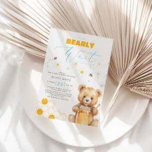 Daisy, Honey & Baby Beer Baby shower Kaart