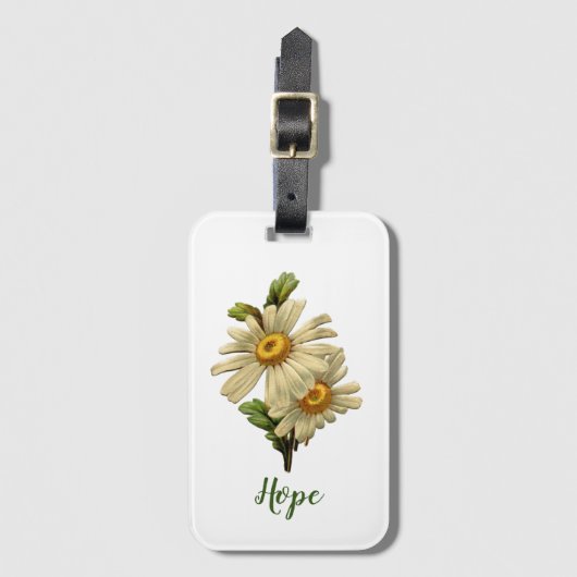Daisy Hope Inspirerend Bagagelabel (Voorkant (verticaal))