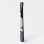 Daisy in blauw Jean Pocket Case-Mate iPhone Case (Achterkant/links)
