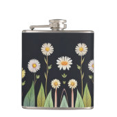 Daisy in de nacht heupfles (Voorkant)