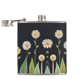 Daisy in de nacht heupfles