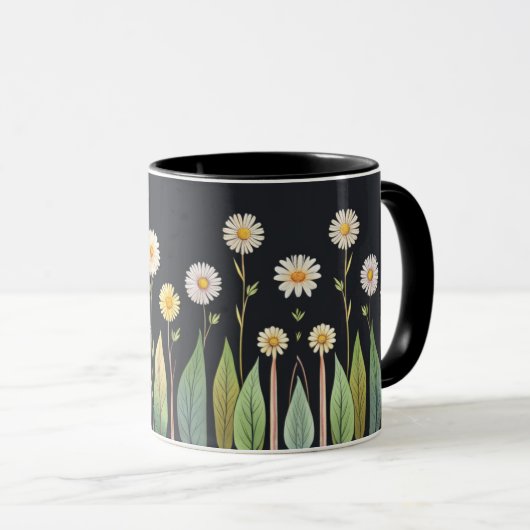 Daisy in de nacht mok (Voorkant rechts)