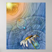 Daisy in de zon poster (Voorkant)