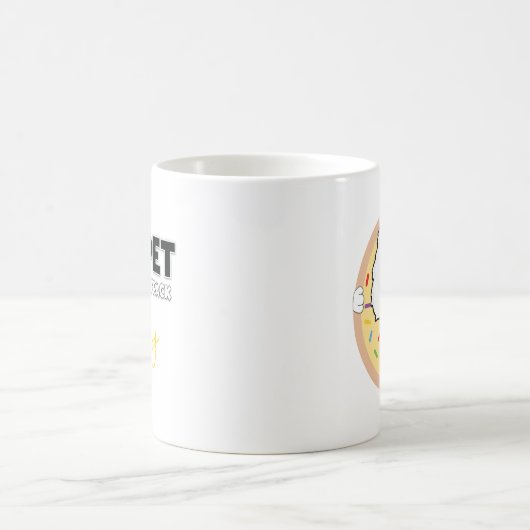 Daisy in een donut koffiemok (Center)