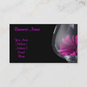 Daisy in Glass Business/Profile Card Visitekaartje