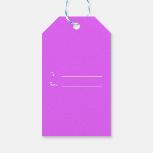 Daisy in lavander Design Cadeaulabel (Achterkant)