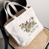 Daisy in Love Wildflower T-Shirt Tote Bag