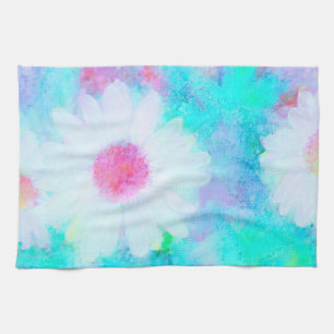 Daisy in pastel A.I. verbeterde foto Theedoek