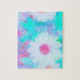 Daisy in pastel kleuren een schattige foto legpuzzel