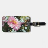 Daisy in roze bagagelabel (Voorkant horizontaal)