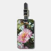 Daisy in roze bagagelabel (Voorkant verticaal)