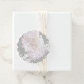 Daisy in roze bedankjes labels (In situ)