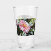 Daisy in roze glas (Achterkant)