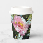 Daisy in roze papieren bekers (Voorkant)