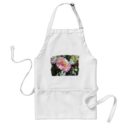 Daisy in roze standaard schort (Voorkant)