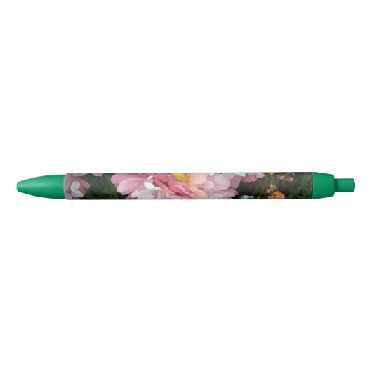 Daisy in roze zwarte inkt pen (Voorkant)