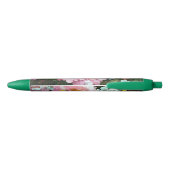Daisy in roze zwarte inkt pen (Achterkant)