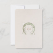 Daisy Insert INFO-gegevens Classic Mucha Kaart (Achterkant)