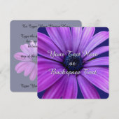 Daisy Invitalized Daisy RSVP-kaart Kaart (Voorkant / Achterkant)