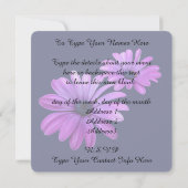 Daisy Invitalized Daisy RSVP-kaart Kaart (Achterkant)