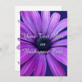 Daisy Invitalized Daisy RSVP-kaart Kaart (Voorkant / Achterkant)