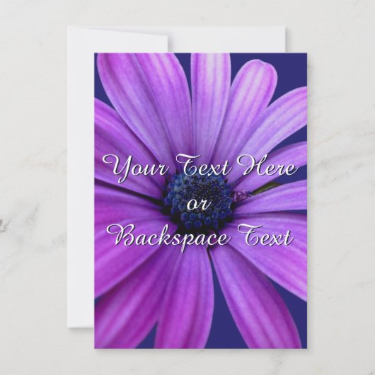 Daisy Invitalized Daisy RSVP-kaart Kaart (Voorkant)