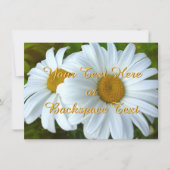Daisy Invitalized Daisy RSVP-kaart Kaart (Voorkant)