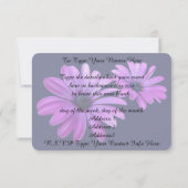 Daisy Invitalized Daisy RSVP-kaart RSVP Kaartje (Achterkant)