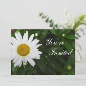 Daisy Invitation Kaart (Staand voorkant)