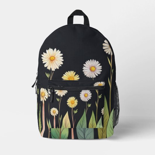 Daisy is in de nacht bedrukte rugzak (Voorkant)