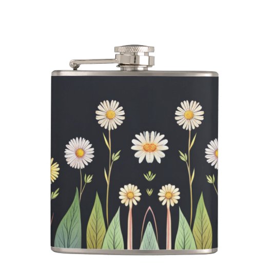 Daisy is in de nacht heupfles (Voorkant)