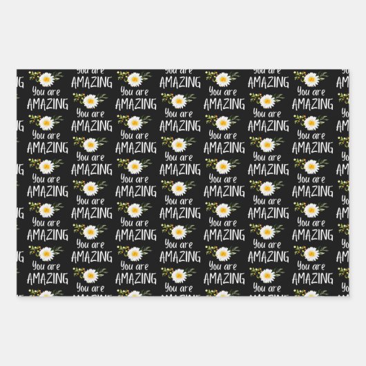 Daisy je bent een geweldige papierwinkel met onmid inpakpapier vel (Voorkant 2)