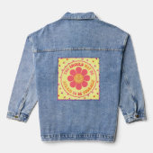 DAISY - Je moet niet bang zijn om jezelf te zijn Denim Jacket (Achterkant)