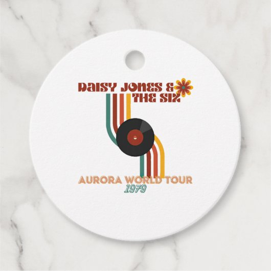 Daisy Jones de zes Bedankjes Labels (Voorkant)