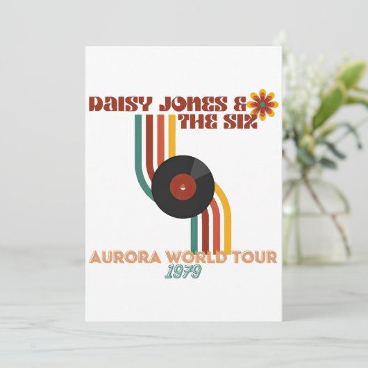 Daisy Jones de zes Kaart (Staand voorkant)