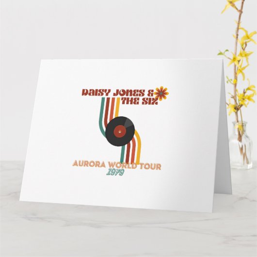 Daisy Jones de zes Kaart (Gele Bloem)