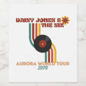 Daisy Jones de zes Wijn Etiket (Enkel label)