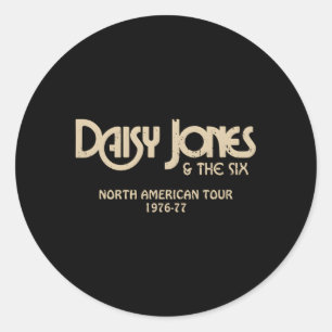 Daisy Jones The Six North American Tour 1976-77 Ronde Sticker