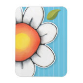 Daisy Joy blauw Premium magneet (Verticaal)