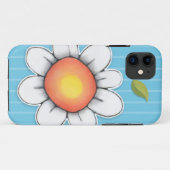 Daisy Joy Blue iPhone 5 ID/Credit Card Hoesje (Achterkant (horizontaal))