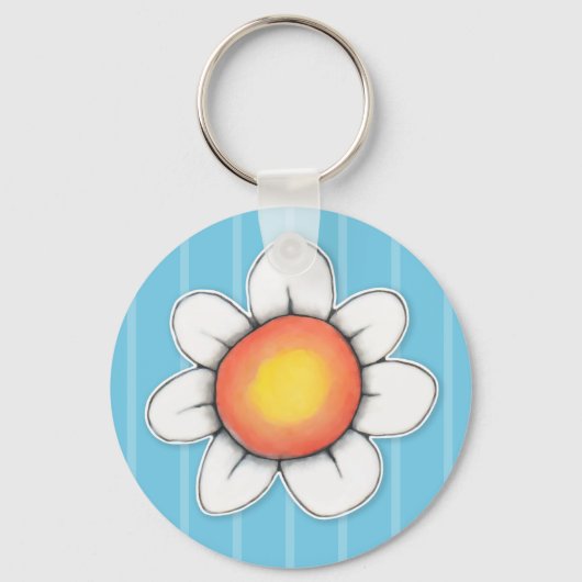 Daisy Joy Blue Sleutelhanger (Voorkant)