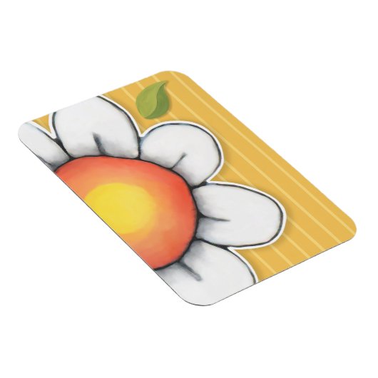 Daisy Joy geel Premium magneet (Rechterzijde)