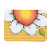 Daisy Joy geel Premium magneet (Horizontaal)