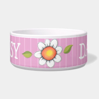 Daisy Joy roze Dog Pet Bowl Voerbakje