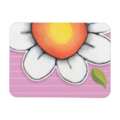 Daisy Joy roze Premium magneet (Horizontaal)