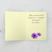 Daisy Kaart Wild Flowers Custom Wenskaarten (Binnen)