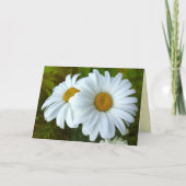 Daisy Kaart Wild Flowers Custom Wenskaarten (Voorkant)