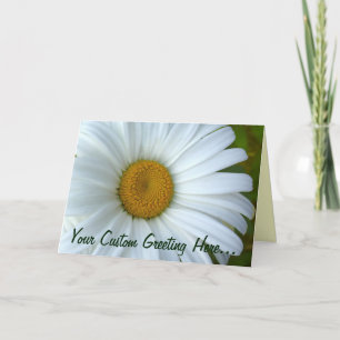 Daisy Kaart Wild Flowers Custom Wenskaarten