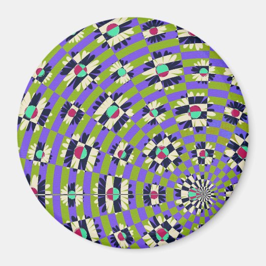 Daisy Kaleidoscope Magneet (Voorkant)
